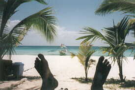 Füße auf Boracay
