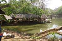 Battambang Prasat Banan Teich