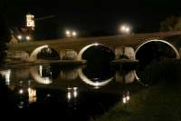 Regensburg Nacht Steinerne Brücke