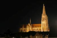 Regensburg Nacht Dom St Peter