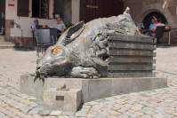 Nürnberg Tiergärtnertorplatz Dürer-Hase