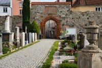 Wasserburg Friedhof Ausgang