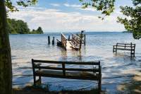 Hochwasser Land unter