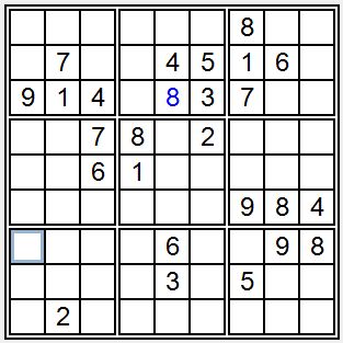 Sudoku start