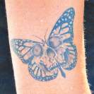 Edeka Tatoo Schmetterling