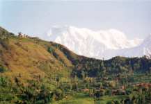 Blick auf Himalaya