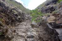 Le Morne Trail Steiniger Aufstieg
