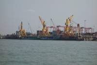 Expressboot Mekong Ladehafen