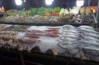 Can Tho Nachtmarkt Meeresfrüchte