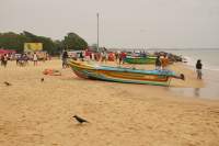 Negombo Strand Einheimische