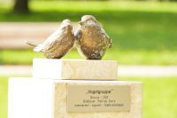 Bad Wiessee Bronze Vogelgruppe