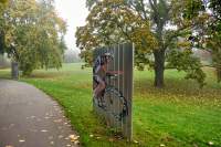 Mannheim Schlosspark im Nebel