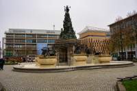 Mannheim Paradeplatz Brunnen