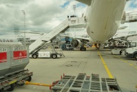  Airport-Tour Flugzeug entladen