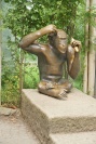  Hellabrunn Schimpanse-Bronze