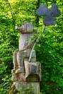 Holzkunst Glücksschwein