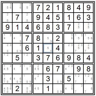 Sudoku am Ende